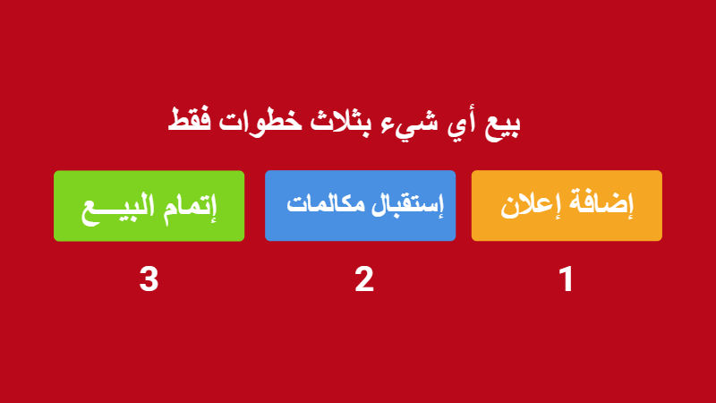 ثلاث خطوات فقط . عندك دراجة للبيع؟ بيعها على السوق السريع